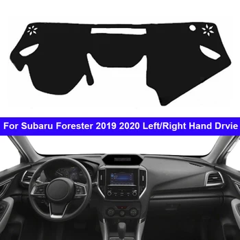 Automobilių Auto Vidinis prietaisų Skydelio Dangtelis Subaru Forester 2019 2020 LHD RHD Brūkšnys Kilimėlis Kilimų Žaliojo Pagalvėlė Anti-saulės skėtį nuo saulės DashMat