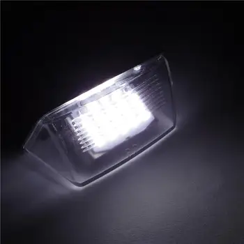 Aukštos Kokybės 2vnt 18 LED Licenciją Plokštelės Šviesos Lempa Peugeot 206 207 307 308 406 Citroen C3/C4/C5/C6