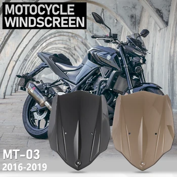 MT03 Priekinio stiklo priekinio, galinio Stiklo Vėjo Deflektoriai su Laikiklis Yamaha MT-03 2016 2017 2018 2019 MT 03 Priedai Dvigubas Burbulas Naujas