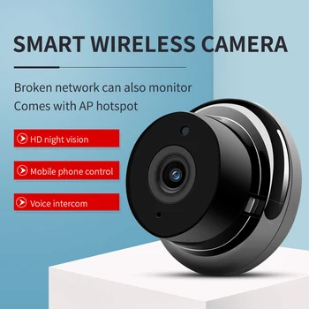 WIFI Mini Micro IP Kamera Smart Dviejų krypčių Garso SD Kortelę Debesys Saugojimo Home Security Belaidžio Sekimo Mini Kamera