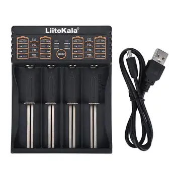 LiitoKala Lii-PD4 Lii-PL4 lii-S2 lii-S4 lii-402 lii-202 lii-100 baterijos Įkroviklio 18650 26650 21700 ličio baterijos NiMH