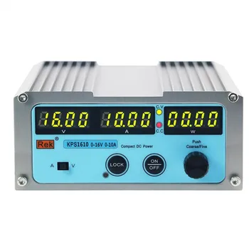 Merrick KPS1610 Reguliuojamas DC impulsinis Maitinimo šaltinis 0-16V 0-10A/20A Keturių Poziciją Ekranas