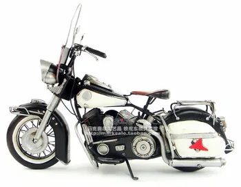 Senovinių klasikinių motociklo modelio retro derliaus pagamino rankų darbo, metalo amatų namų/pub/kavinė apdaila arba gimtadienio dovana