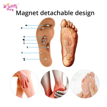 Ifory Pėdų Masažas Pagalvėlės 1 Pora Magnetinio Vidpadis Vyrų/Moterų Komfortą Pėdų Priežiūros Liekninamasis Kūno Magnetinė Terapija, Pėdų Masažas Pagalvėlės