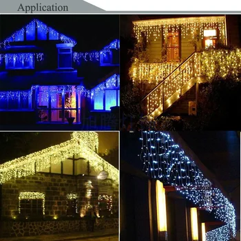 10M LED string Pasakų šviesos šalis, pasidaryk pats apdailos atostogų Kiemo Vestuvių dekoravimas AC220V Vandeniui lauko šviesos girlianda