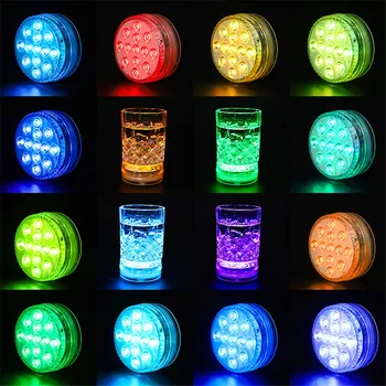 2020 Naują RGB Povandeninis Žibintas su Magnetu 13 LED Povandeninis Naktį Šviesos Baseinas, Šviesos, Lauko Vaza Žuvų Bakas Tvenkinys