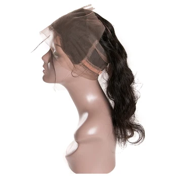 QueenLike Plaukų Produktų, Brazilijos Plaukų Pynimas Ryšulių Ne Remy 2 3 Kūno Bangų Paketų Su Uždarymo 360 Nėrinių Priekio Su Ryšuliais