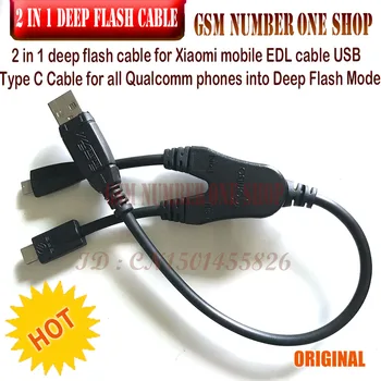 2 in 1 giliai flash kabelis Xiaomi mobiliojo EDL kabelis USB C Tipo Kabelis visiems Qualcomm telefonus į Giliai Blykstės Režimas