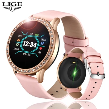 LIGE 2020 Naujas Smart Watch Moterų, Vyrų Širdies ritmas, Kraujo Spaudimas Sporto Multi-funkcija Žiūrėti fitness tracker Mados smartwatch+Box