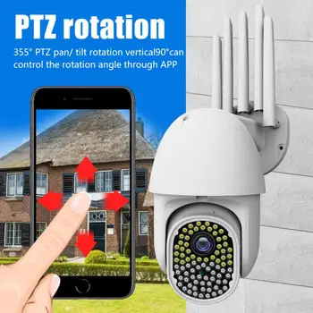 82 LED 1080P WI-fi IP Kamera, Wireless Lauko CCTV PTZ Smart Home Security IR Kameros Stebėjimo Kamera, Vaizdo Stebėjimas