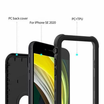 IP68 Vandeniui Atveju iPhone, SE 2020 M., 5 5S 6 6S 7 8 Plius Bylą Pagal Vandens Baseinas Padengti Telefono dėklas Skirtas iPhone 8 7 6 6S Plius