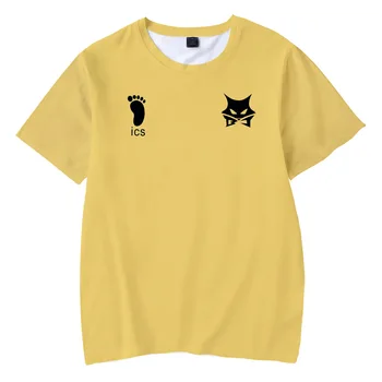 Anime Haikyuu Marškinėliai Cosplay Juodasis Vilkas Komanda Paties Stiliaus Tees Vienodas Suaugusiųjų Vaikų marškinėliai