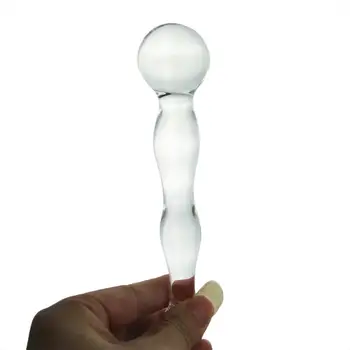 Veržlus Stiklo Lazdelę analinis kaištis Karoliukai kulka Moterų lesbiečių Pasakų G taško Stimuliacija butt plug suaugusiųjų Sekso Žaislai Moterims, 3.6 colių