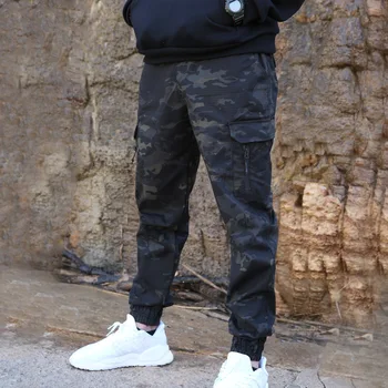 HAN LAUKINIŲ Streetwear Atsitiktinis Kamufliažas Jogger Kelnes Taktinis karo Kelnės Vyrams Krovinių Pants Dropshipping Kovoti Kelnės