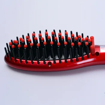 Keraminiai Elektros Plaukų Tiesinimo Šepečiu Plaukų ištiesinimo priemonės Šukos Merginos, Ponios Wet & Dry 