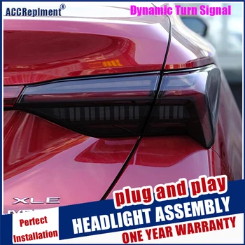 Dinamiškos posūkio signalo automobilis užpakaliniai žibintai Toyota Avalon Žibintai 2019 2020 LED DRL Priešrūkinis žibintas Galinis stovėjimo žibintai LED uodega lempos