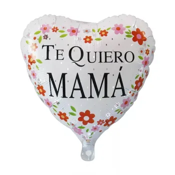 10vnt 18 Colių ispanijos, aš Tave Myliu, Mama, Širdies Formos Folija Balionai Laimingas Motinos Diena Papuošalai Dovana Mama Balionai Prekes