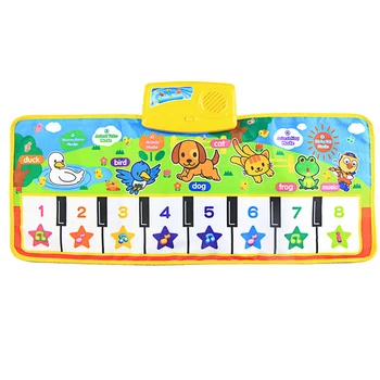 Muzikos Instrumentas Žaislų Kūdikiams, Vaikams, Touch Žaisti Klaviatūros Muzikos, Dainavimo, Gimnastikos, Muzikos Kilimų Mat Fortepijonas Vystymosi Dovana buzzed žaidimas
