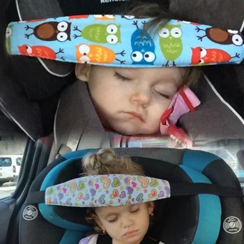 1Pcs Tvirtinimo Juostos, Kūdikis, Vaikas, Galvos atramos Laikiklis Miega Diržas Automobilio Sėdynės Miego Plauko Diržus Kūdikio Vežimėlio, Saugos Diržų Reguliatorius Prietaisas