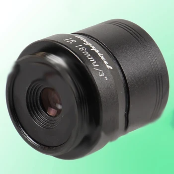 MP F1.0 stebėjimo kameros objektyvas 16MM itin mažai šviesos spindulių CS