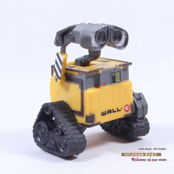 Mažmeninės prekybos 1pcs Wall-E Robotas Wall-E PVC Veiksmų Skaičius, Žaislas, Lėlė Naujas Stilius 6cm