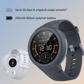 Sandėlyje Pasaulio Amazfit Slenksčio Lite Smartwatch IP68 Smart Žiūrėti GPS GLONASS Ilgas Baterijos veikimo laikas AMOLED Ekranas, 