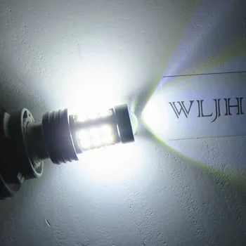 WLJH 2x Canbus 1156 LED Lemputė BA15S P21W 7506 7527 Auto Sunkvežimių Van Automobilių Šviesos, Stabdžių Posūkio Signalo Poziciją Lemputė, Atbulinės Šviesos 12V 24V