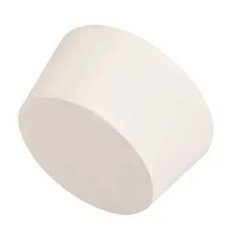 Baltos spalvos Kūgio Formos, Kietos Gumos Kamščiu Lab Vamzdis Kamščiu, Dydis 16 (74-87mm)