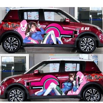 Speciali Japonų Anime DVI Automobilių Durų Lipdukai, Juokinga, Lenktynėms Decal Kamufliažas Vinilo kinas Automobilių Stilius Auto Accessiores