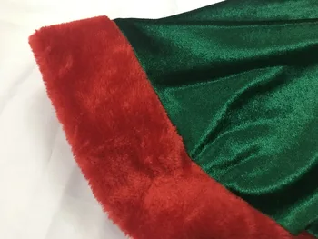 Deluxe Seksualus Žalia Elf Kalėdų Senelio Kostiumai Suaugusių Moterų Kalėdų Fancy Dress Kostiumai Kalėdos Cosplay Kostiumas Šalis