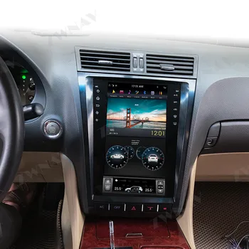 Tesla ekranas Android px6 Už Lexus GS300 GS GS460 GS350 2004-2011 Automobilio Multimedijos Radijo atnaujinti stereo grotuvas GPS nav Galvos vienetas
