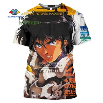 SONSPEE Anime TenKuu Senki Shurato Kawaii Girl 3D Print T shirt Vyrams Vasaros Marškinėlius Atsitiktinis Negabaritinių Fitneso Marškinėliai Viršuje Streetwear
