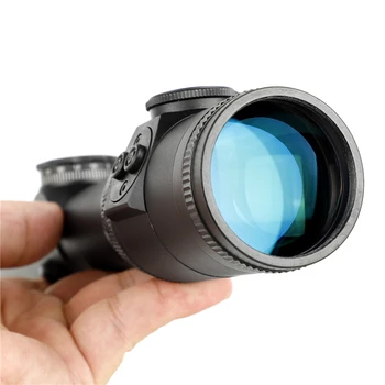 EB 1-4X24E FFP Kompaktiškas Medžioklės Riflescopes Pirmas Židinio Plokštumos Taktinis Stiklo Tinklelis Raudonos, Žalios Apšviesti Akyse Šautuvas taikymo Sritis
