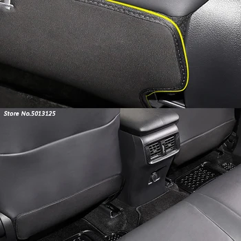 Automobilio Galinės Sėdynės Anti-Kick Trinkelėmis Galinės Sėdynės Padengti Nugaros Atrama Apsaugos Kilimėlis Toyota RAV4 RAV-4 2019 2020 2021 Automobilių Reikmenys