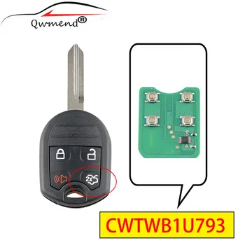 QWMEND CWTWB1U793 4 Mygtukai Automobilio Nuotolinio Klavišą 