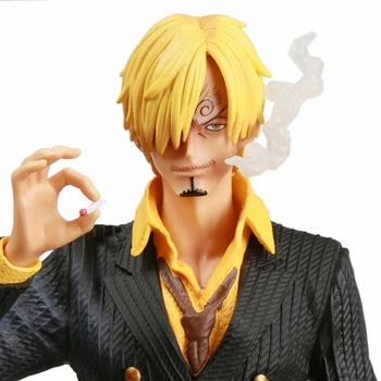 Vienas Gabalus VinsmokeFamily Vinsmoke Sanji GK Veiksmų Skaičius, Anime Modelis 38cm PVC Statula Kolekcijos Žaislas Darbastalio Apdaila Figma