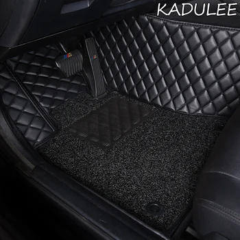 KADULEE Custom automobilių grindų kilimėlis chery tiggo 3 5 qq už chery visų modelių Auto reikmenys, du kartus koja kilimėliai