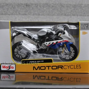 1:12 Maisto Diecast Motociklo Modelis Žaislai S1000RR Sporto Dviračiu Miniatiūrinė Kopija