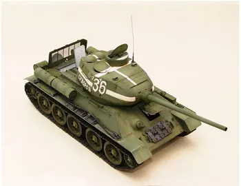 1/48 Sovietų T34 Pilna Vidaus Struktūrą, Surinkti Karinis Tankas Rankų darbo Žaislai 