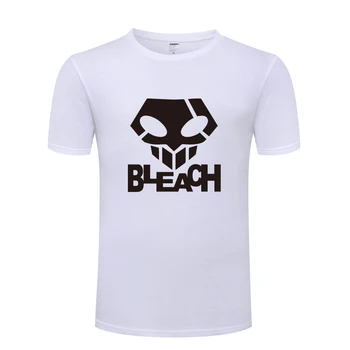 Bleach Anime Hip-Hop Mens Vyrų Marškinėliai Marškinėlius 2018 Naujas Trumpas Rankovės O Kaklo Medvilnės Atsitiktinis marškinėliai Tee Viršų