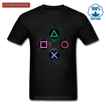 Retro dizaino Purslų PS žaidimų marškinėliai Xbox Žaidimą stotis, T-marškinėliai Hip-hop marškinėlius Derliaus PS1 PS2 PS3, PS4 Žaidėjus prekės ženklo drabužiai