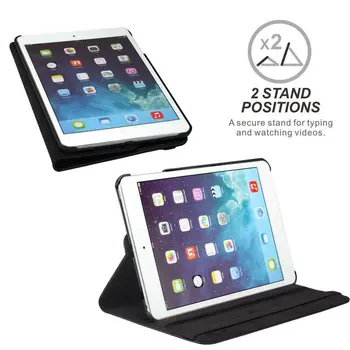 Case For iPad 3 A1416 A1430 A1403 Padengti 360 Laipsnių Sukimosi PU Odos, skirtą 