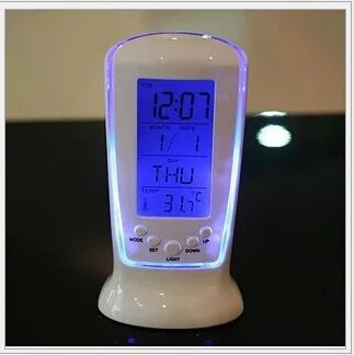 Karšto pardavimo LED šviesos muzika, skaitmeninis laikrodis-žadintuvas, laikmatis, apšvietimas Blue ray temperatūros ekranas 510 kalendorius laikrodis