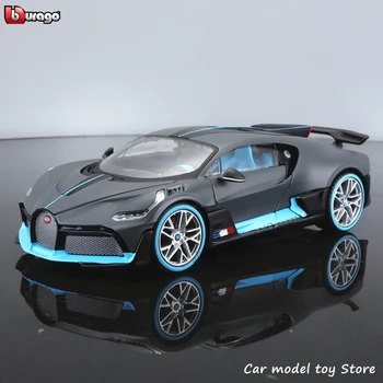 Maisto 1:24 Masto Bugatti Chiron divo modeliavimas lydinio automobilio modelį žaislas amatų, apdailos kolekcijos žaislas dovana su Originalo Langelyje