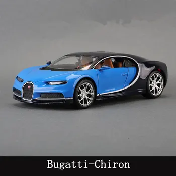 Maisto 1:24 Masto Bugatti Chiron divo modeliavimas lydinio automobilio modelį žaislas amatų, apdailos kolekcijos žaislas dovana su Originalo Langelyje