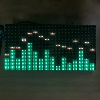 MS3264 Muzikos radijo Spektro Kontrolės Kortelė su 2048Pcs LED Šviesos Ekranas, Garso Stiprintuvas Analizatorius, Namų Kino sistemos, Stiprintuvai