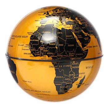 4 Colių Apšviestas Magnetic Levitation Plūduriuojantis Pasaulyje Žemės Žemėlapį Elektros LED Šviesos Pasaulyje, Pasaulyje Žemėlapį, Home Office 