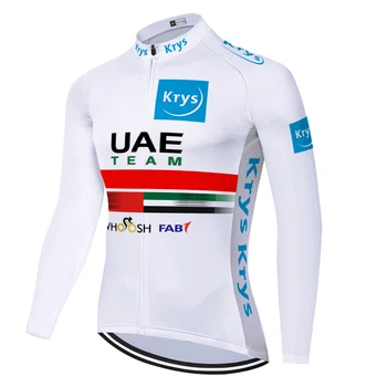 2021 de france jungtiniai arabų emyratai čempionas dviračių jersey ilgomis Rankovėmis lenktynių Dviratis Dviratį dviračiu drabužiai VYRAMS mallots ciclismo hombre