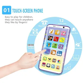 Švietimo Žaislai mobilusis telefonas Su Žaislų Muzikos Garso Kūdikių Vaikai Ankstyvojo Mokymosi Telefono Švietimo Žaislas, Vaikas Mobiliojo Kūdikių Telefono K6Q9