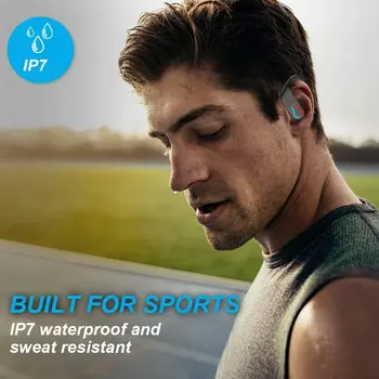 Belaidžio ausų, Bluetooth 5.1 sporto laisvų rankų įranga, 40H atkūrimo laikas, TWS ausinių, hifi stereo 